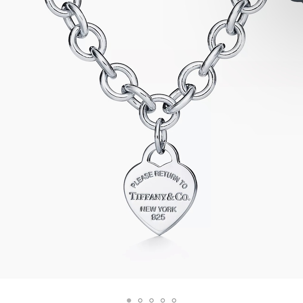Return to Tiffany Heart Tag Chain Link Necklace